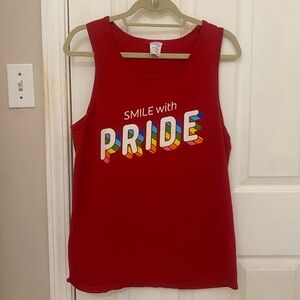 PRIDE Port & Company Men’s Tank Top in Red